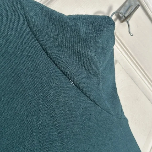 NWOT Madewell green lane Button-Sleeve Turtleneck Top size XS - Picture 5 of 8